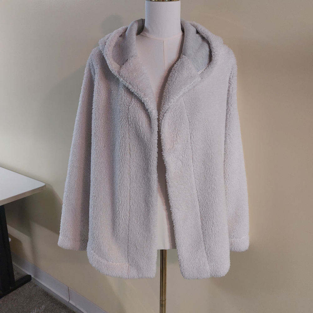LOFT Soft Cream Teddy Jacket